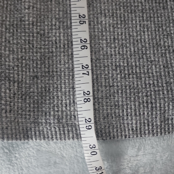 Time and Tru Heather Gray Cowl Neck Sweater - Picture 6 of 6